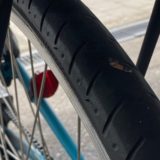 自転車のタイヤ交換